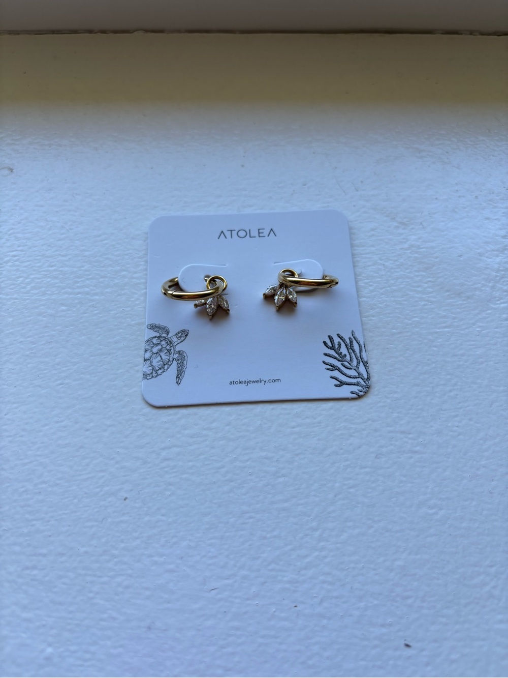 Atolea Gold Hoop Earrings